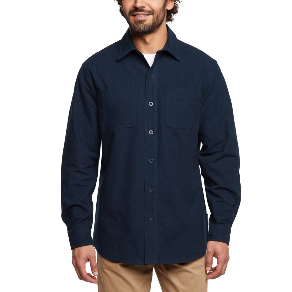 Woolrich Cotton Dark Blue Casual Button Down Shirt